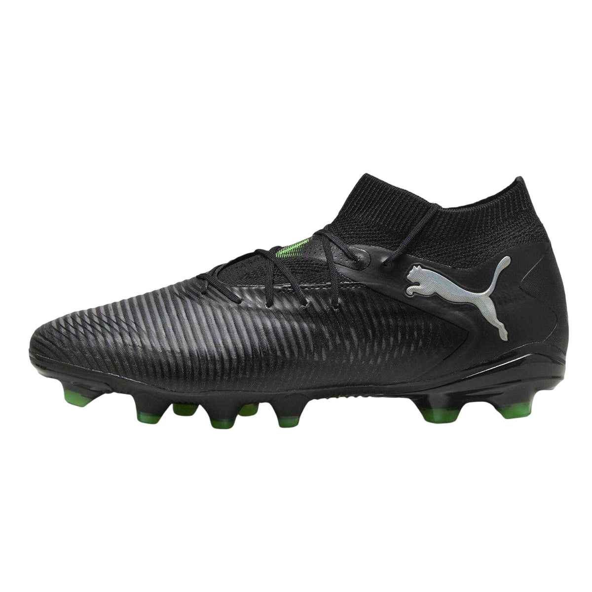 Black-Green - Back - Puma Mens Future 8 Match Firm Ground Football Boots