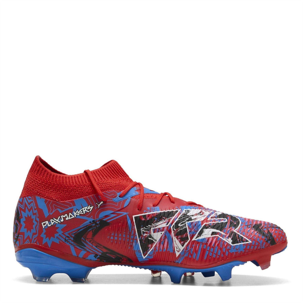 Red-Blue - Lifestyle - Puma Mens Future 8 Match Firm Ground Football Boots