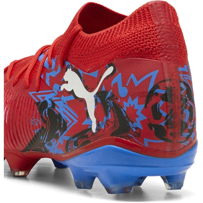 Red-Blue - Pack Shot - Puma Mens Future 8 Match Firm Ground Football Boots