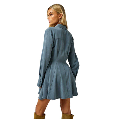 Storm - Back - Jack Wills Womens-Ladies Mini Shirt Dress