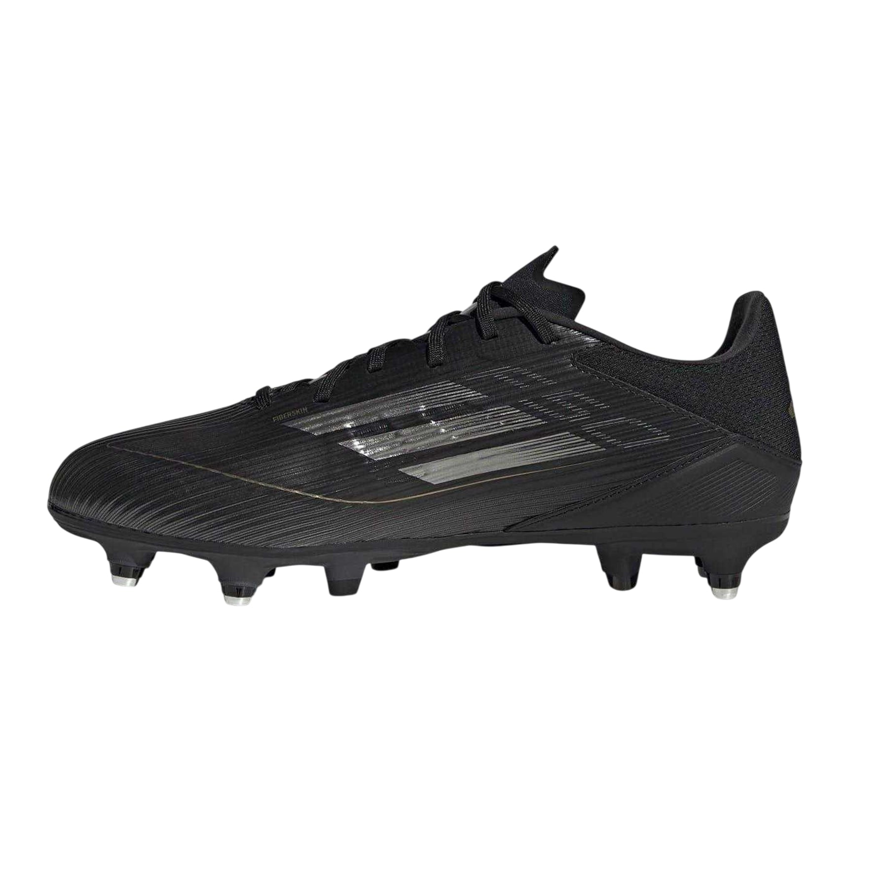 Black-Silver - Side - Adidas Mens F50 League Soft Ground Football Boots