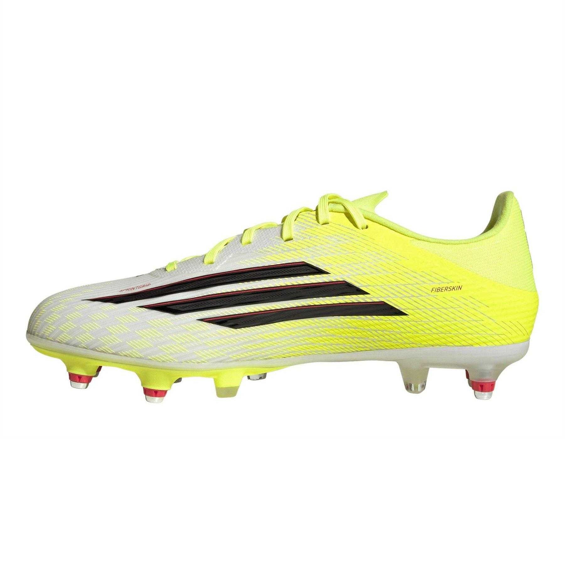 Solar Yellow - Side - Adidas Mens F50 League Soft Ground Football Boots