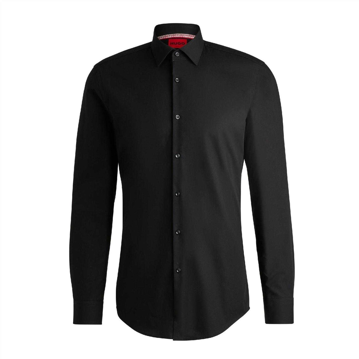 Black - Front - Hugo Mens Koey Shirt