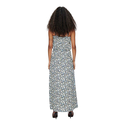 Night Sky - Back - Only Womens-Ladies Floral Polyester Maxi Dress