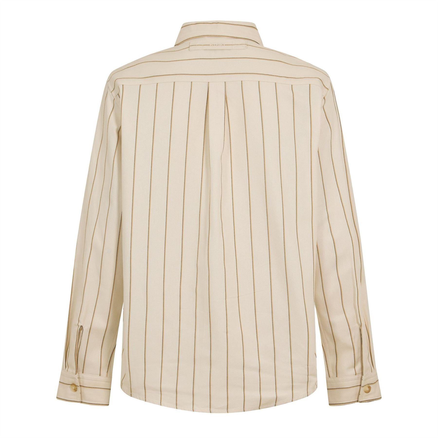 Natural - Back - Hugo Boss Mens Ernius Chest Pocket Shirt