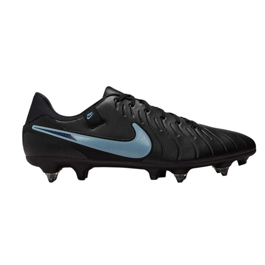 Black-Green - Front - Nike Unisex Adult Tiempo Legend 10 Soft Ground Football Boots