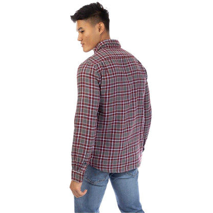 Multicoloured - Back - Peter Werth Mens Enbrook Long-Sleeved Shirt