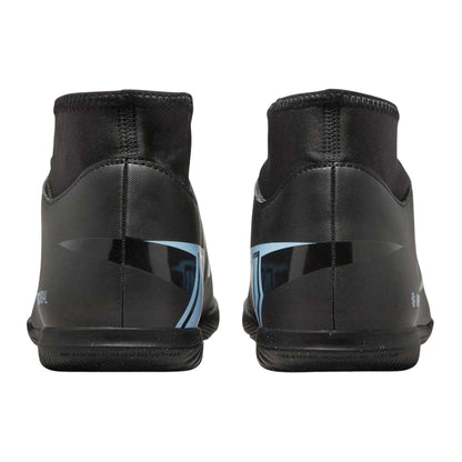 Black-Blue - Back - Nike Mens Mercurial Superfly 10 Indoor Football Shoes