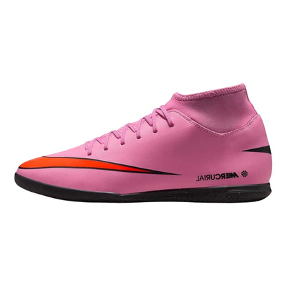 Pink-Black - Side - Nike Mens Mercurial Superfly 10 Indoor Football Shoes