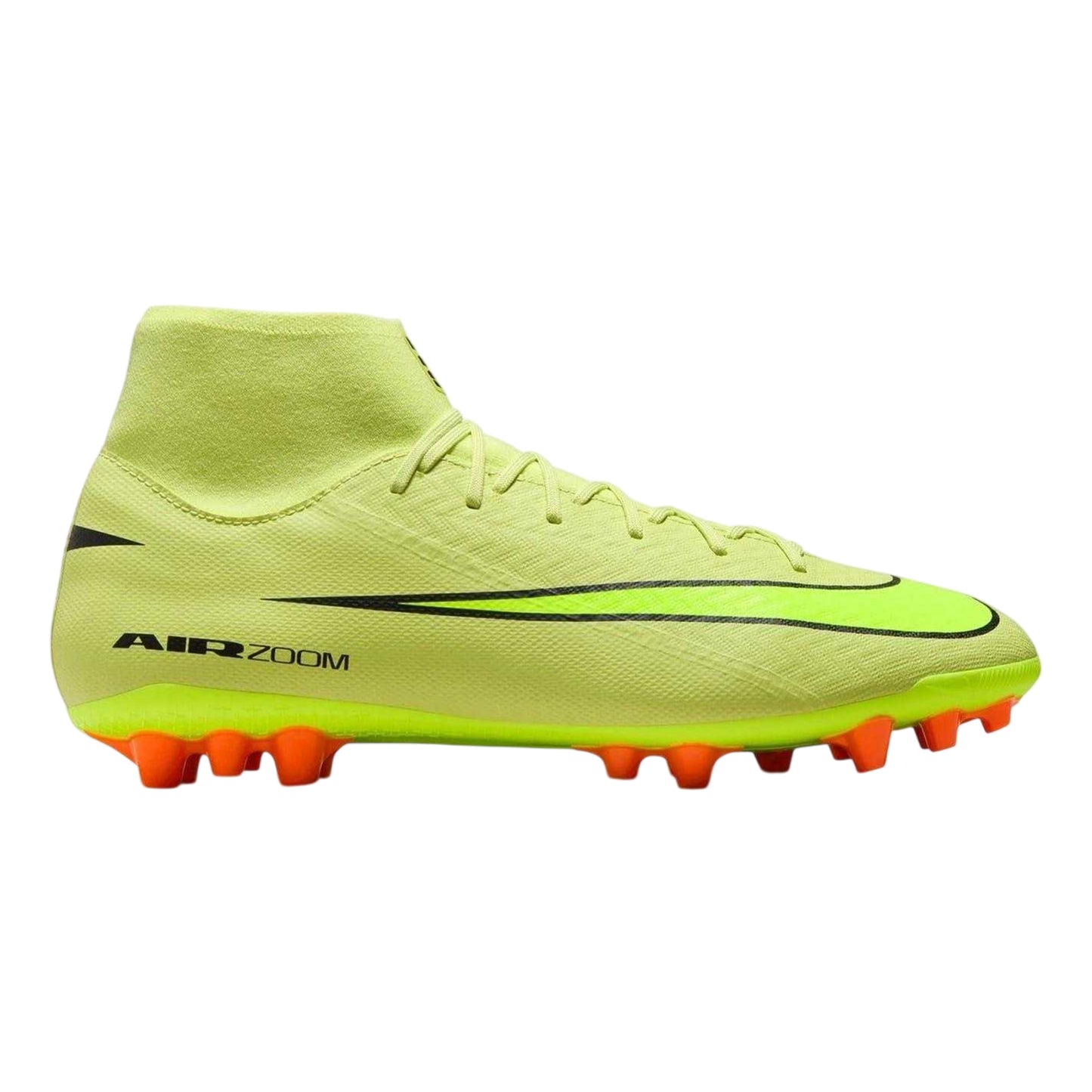 Volt-Crimson - Front - Nike Mens Mercurial Superfly 10 Academy Leather Artificial Ground Football Boots