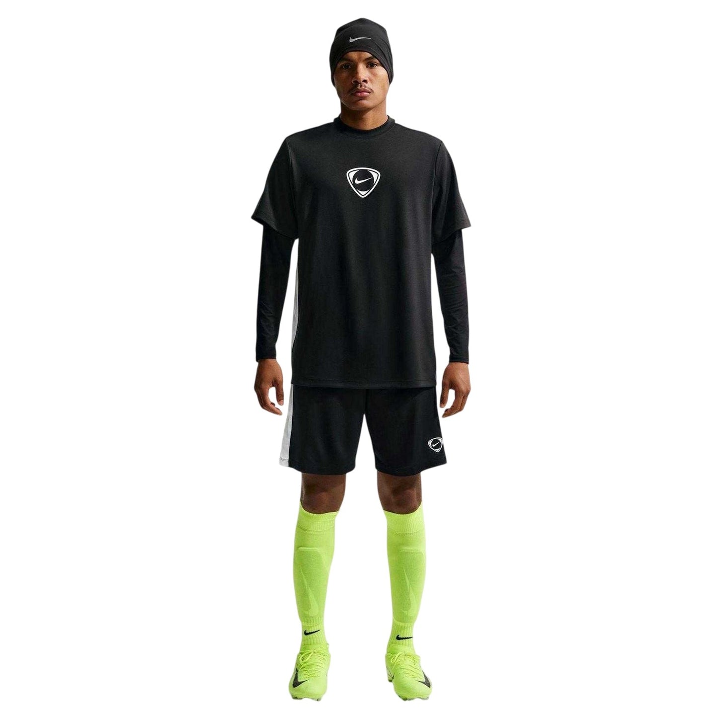 Black-White - Lifestyle - Nike Mens Academy Plus Dri-FIT T-Shirt