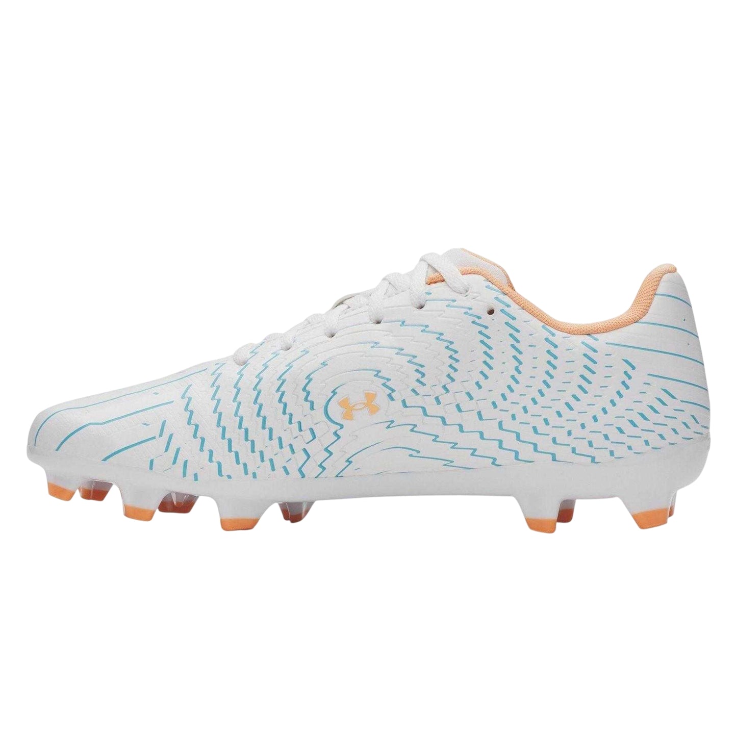 Blue-White - Back - Under Armour Mens Shadow Select 4 Firm Ground Football Boots