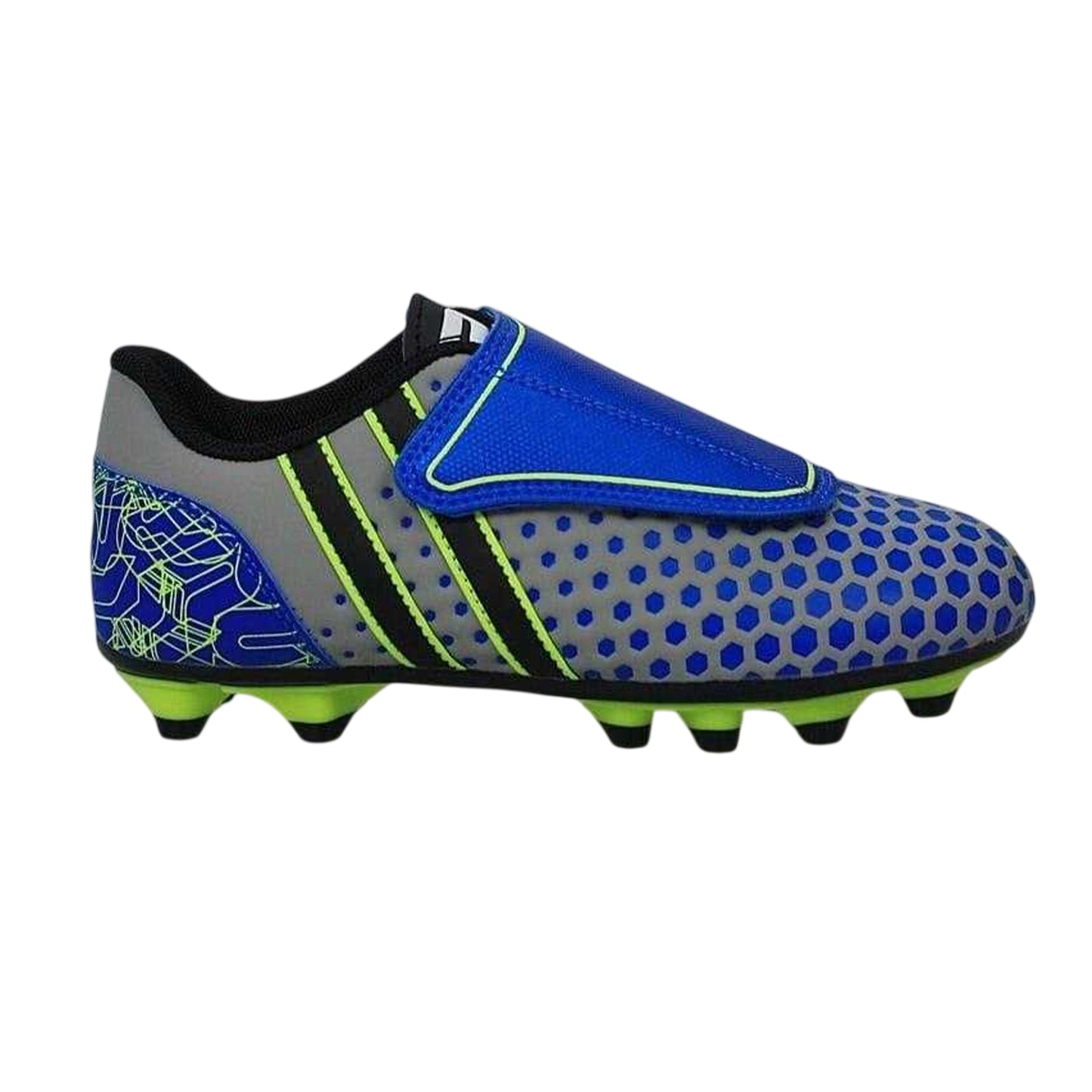 Blue - Lifestyle - Patrick Childrens-Kids Polka Dot Firm Ground Football Boots