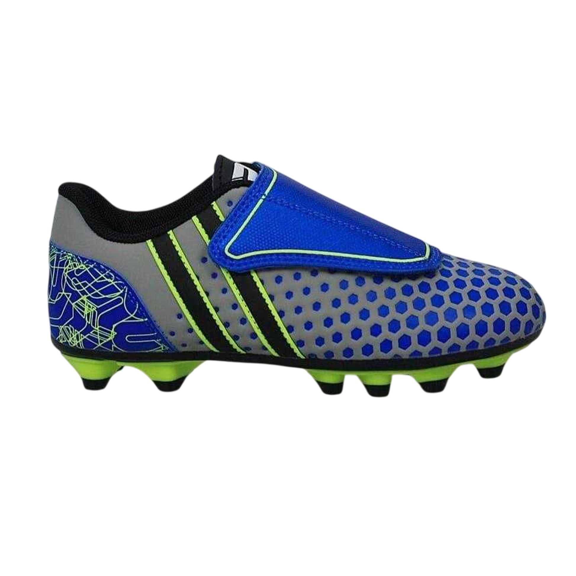 Blue - Lifestyle - Patrick Childrens-Kids Polka Dot Firm Ground Football Boots