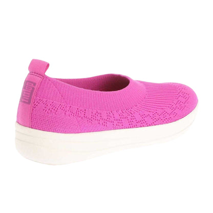 Violet - Back - Fit Flop Womens-Ladies Slip-on Ballet Flats