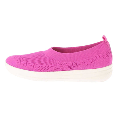 Violet - Side - Fit Flop Womens-Ladies Slip-on Ballet Flats