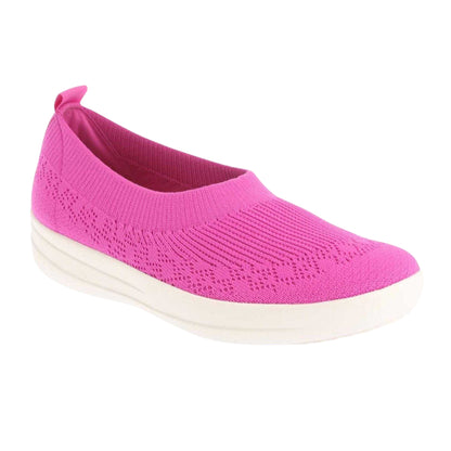 Violet - Front - Fit Flop Womens-Ladies Slip-on Ballet Flats