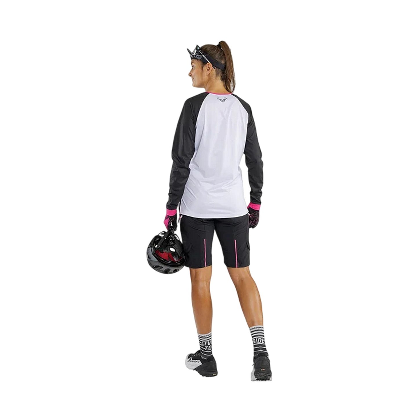 Nimbus Cloud - Back - Dynafit Womens-Ladies Raglan Long-Sleeved Bodysuit