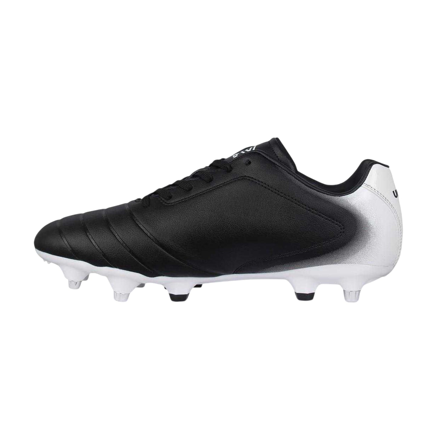 Black-White - Side - Umbro Unisex Adult Calcio Black and White Soft Ground Football Boots