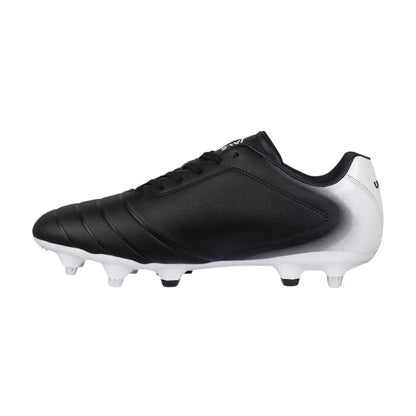 Black-White - Side - Umbro Unisex Adult Calcio Black and White Soft Ground Football Boots