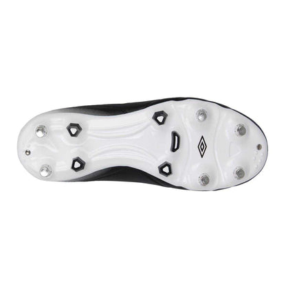 Black-White - Lifestyle - Umbro Unisex Adult Calcio Black and White Soft Ground Football Boots