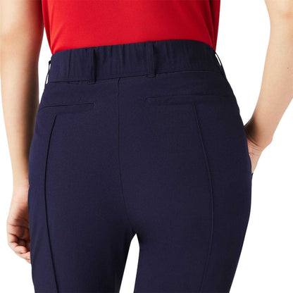 Navy Blue - Pack Shot - Lacoste Womens-Ladies Embroidered Logo Trousers
