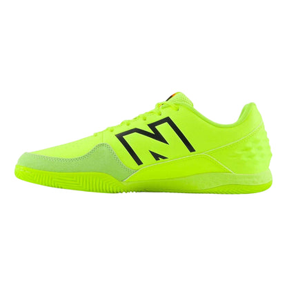 Lime - Back - New Balance Mens Command V6 Suede Indoor Football Shoes