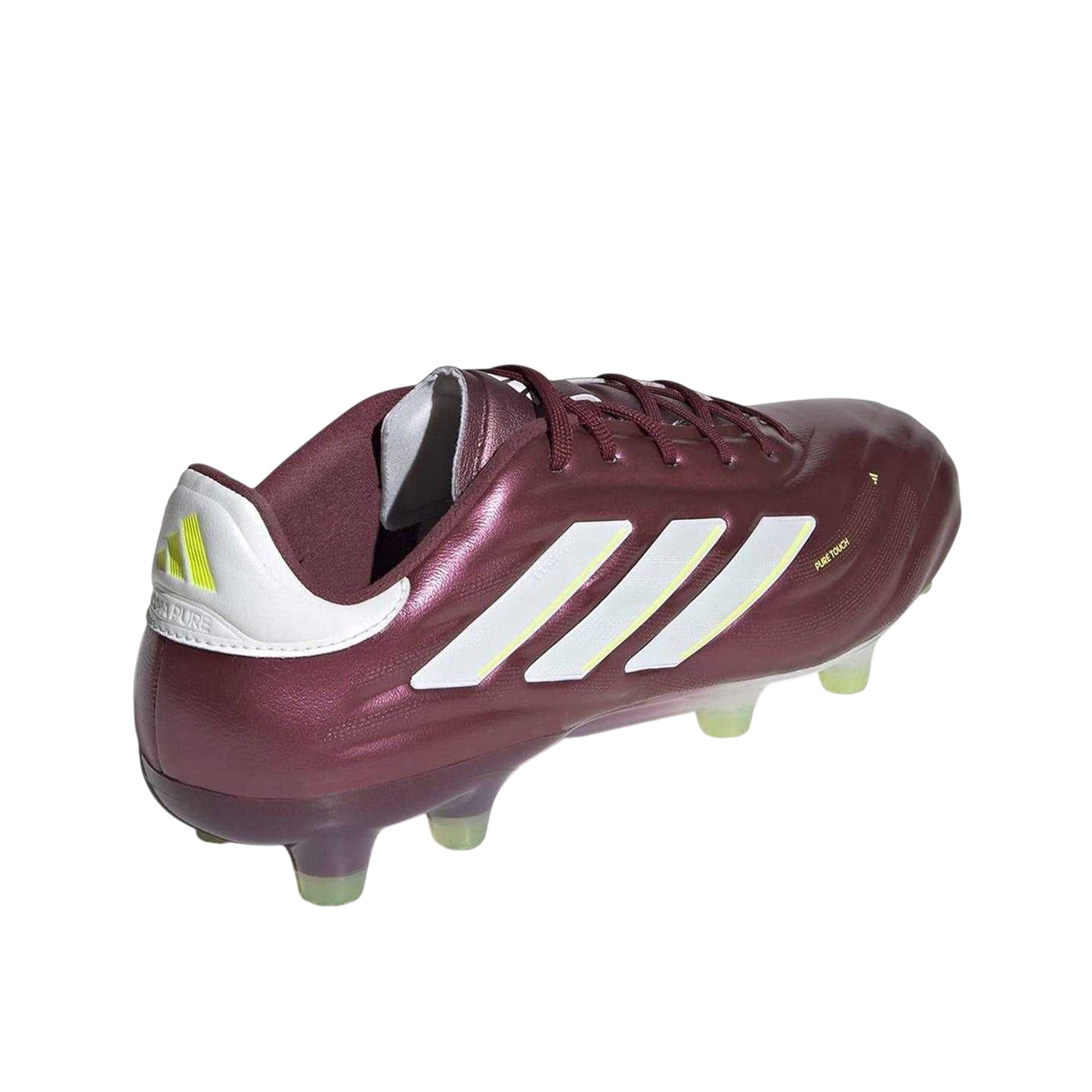 Red - Back - Adidas Mens Copa Pure Elite Calf Leather Firm Ground Football Boots