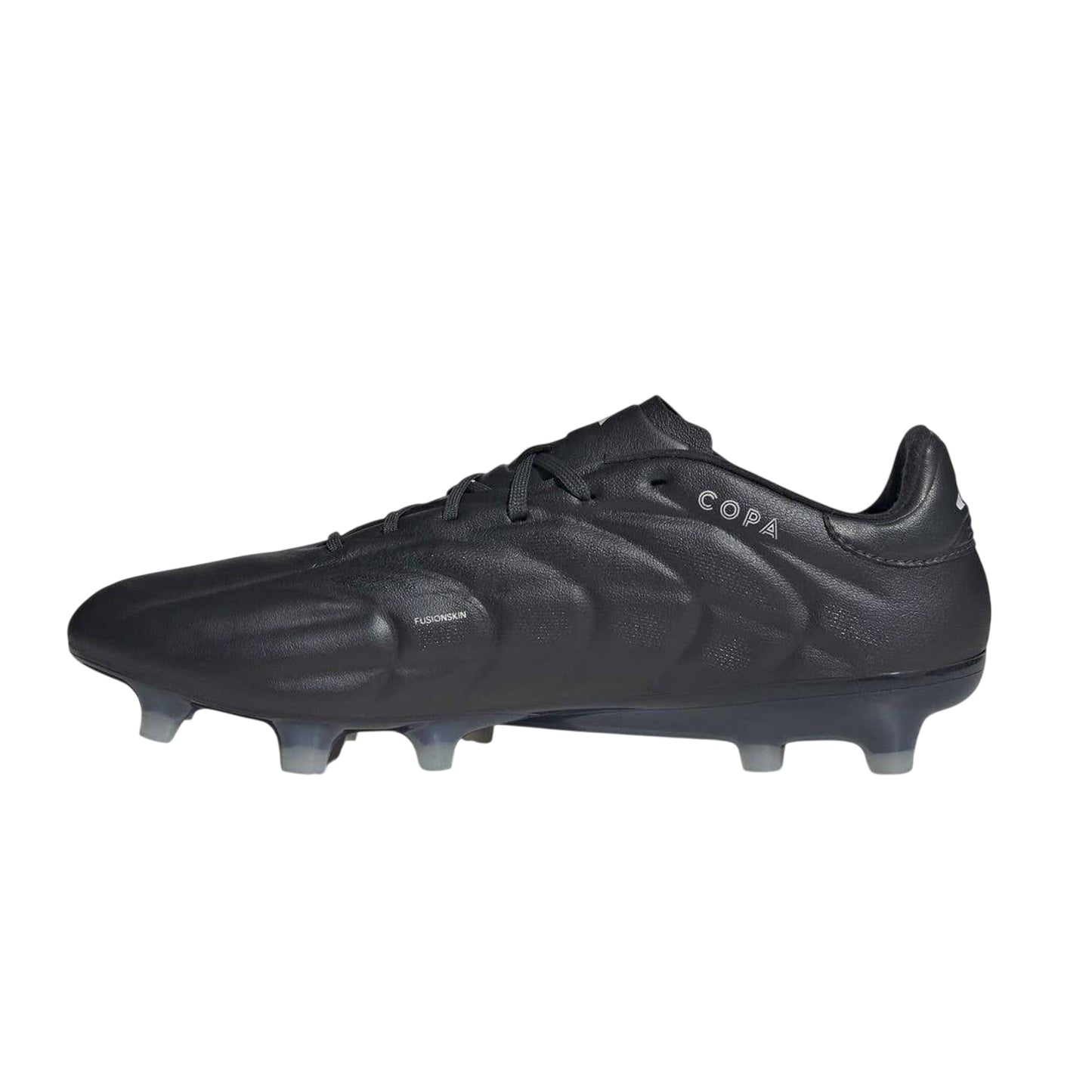 Black-Grey - Side - Adidas Mens Copa Pure Elite Calf Leather Firm Ground Football Boots