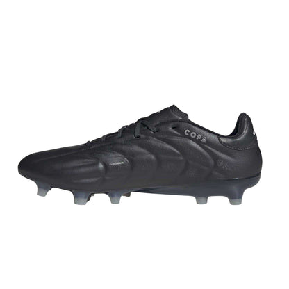 Black-Grey - Side - Adidas Mens Copa Pure Elite Calf Leather Firm Ground Football Boots