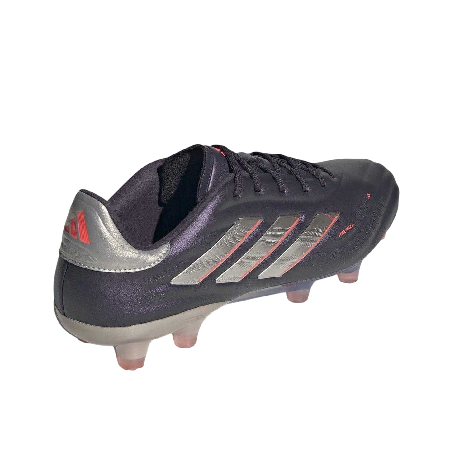 Black-Silver - Back - Adidas Mens Copa Pure Elite Calf Leather Firm Ground Football Boots