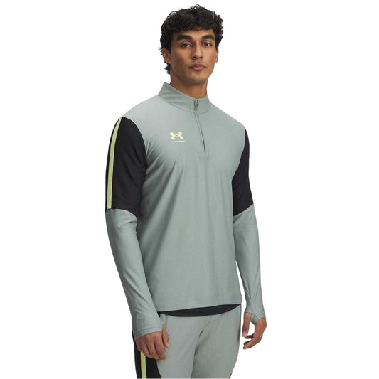 Green - Front - Under Armour Mens Challenger Pro Top