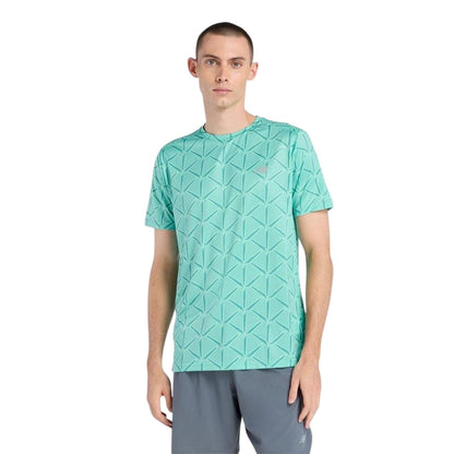 Deep Green - Front - New Balance Mens Performance Gym T-Shirt