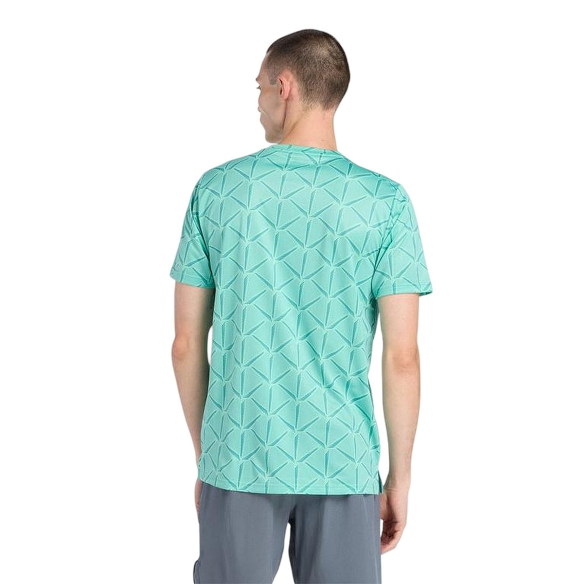Deep Green - Back - New Balance Mens Performance Gym T-Shirt