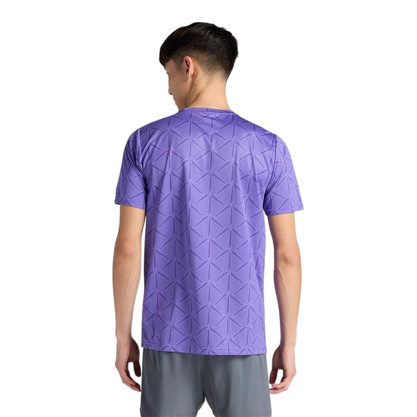 Electric Purple - Back - New Balance Mens Performance Gym T-Shirt