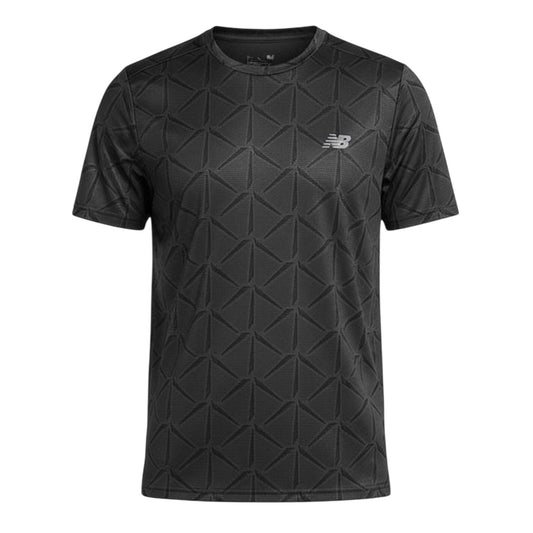 Black - Front - New Balance Mens Performance Gym T-Shirt