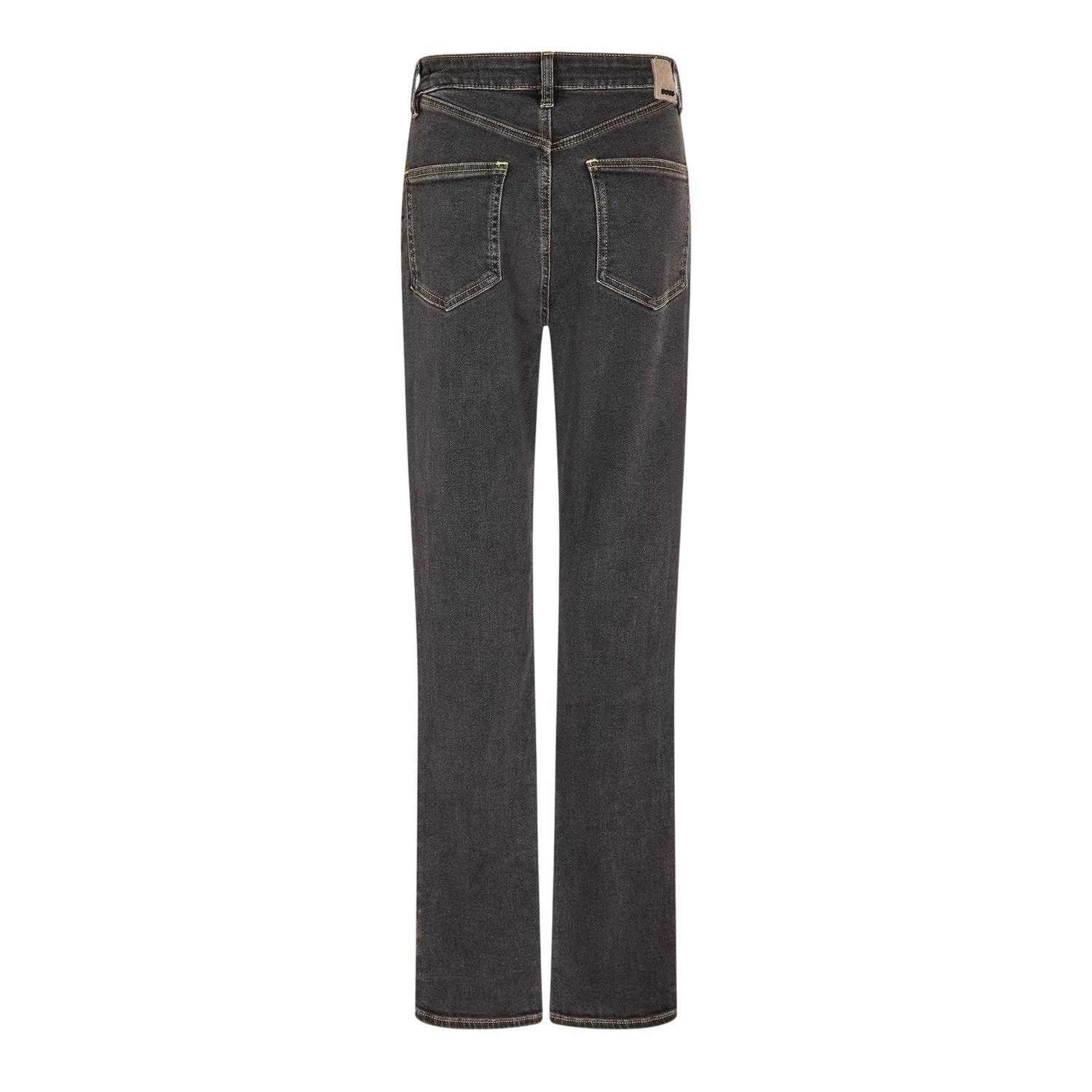 Pastel Grey - Back - Boss Womens-Ladies Denim Plain Slim Jeans