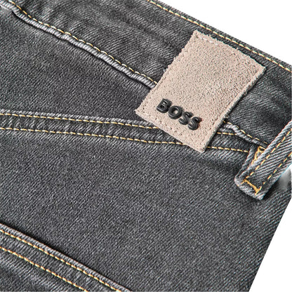 Pastel Grey - Lifestyle - Boss Womens-Ladies Denim Plain Slim Jeans