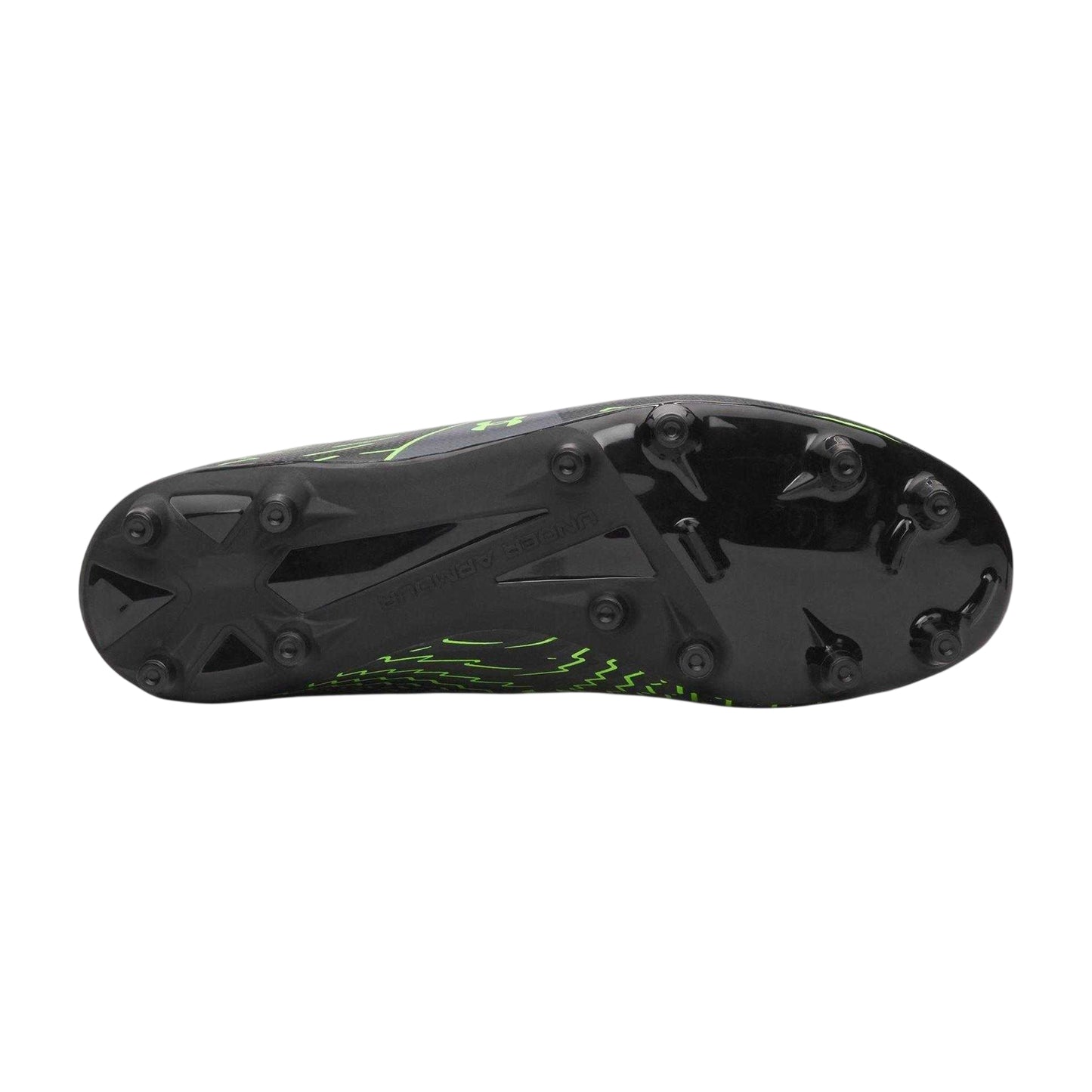 Black-Green - Lifestyle - Under Armour Mens Shadow Club 4 Patterned Firm Ground Football Boots