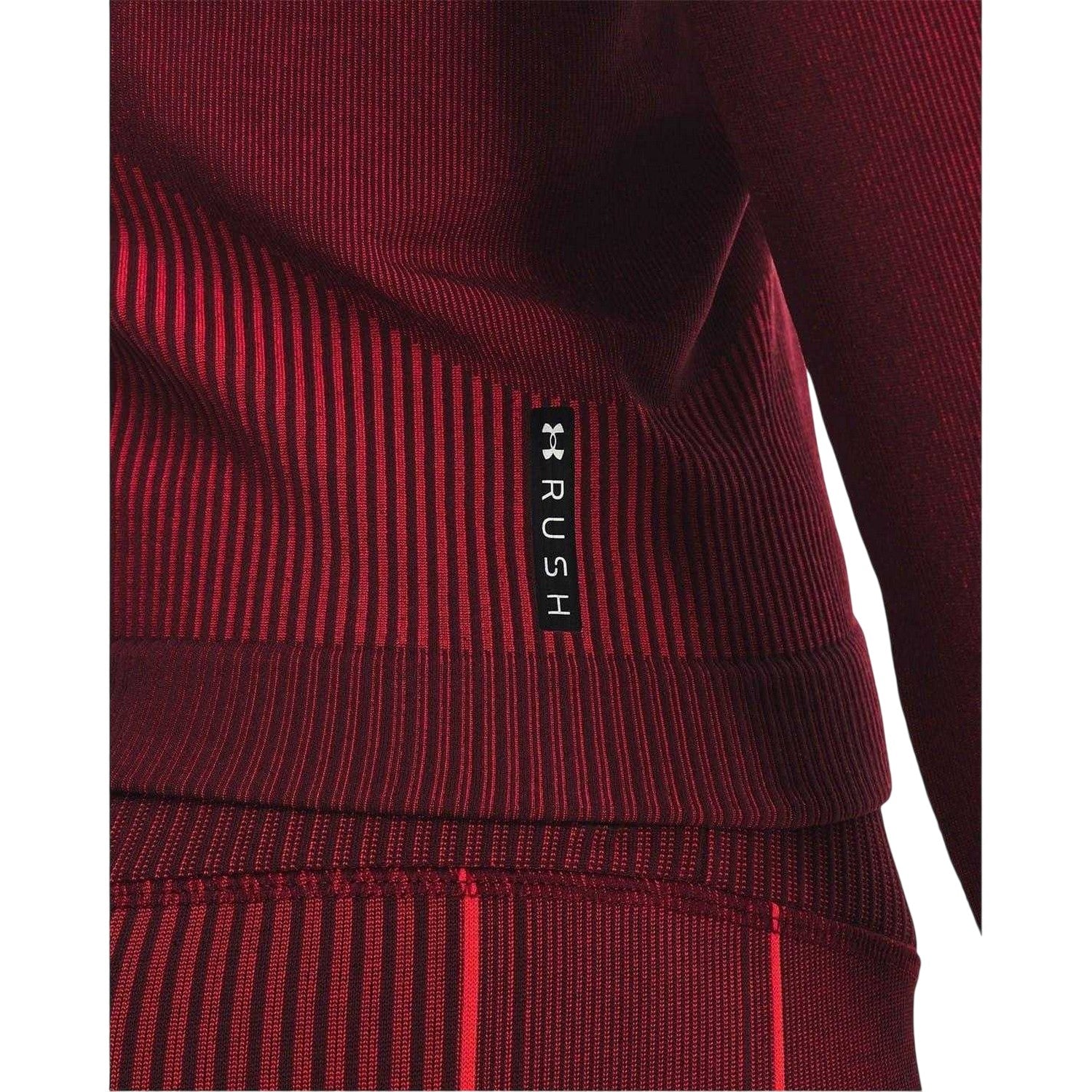 Red - Lifestyle - Under Armour Womens-Ladies UA Rush Seamless Long-Sleeved Top