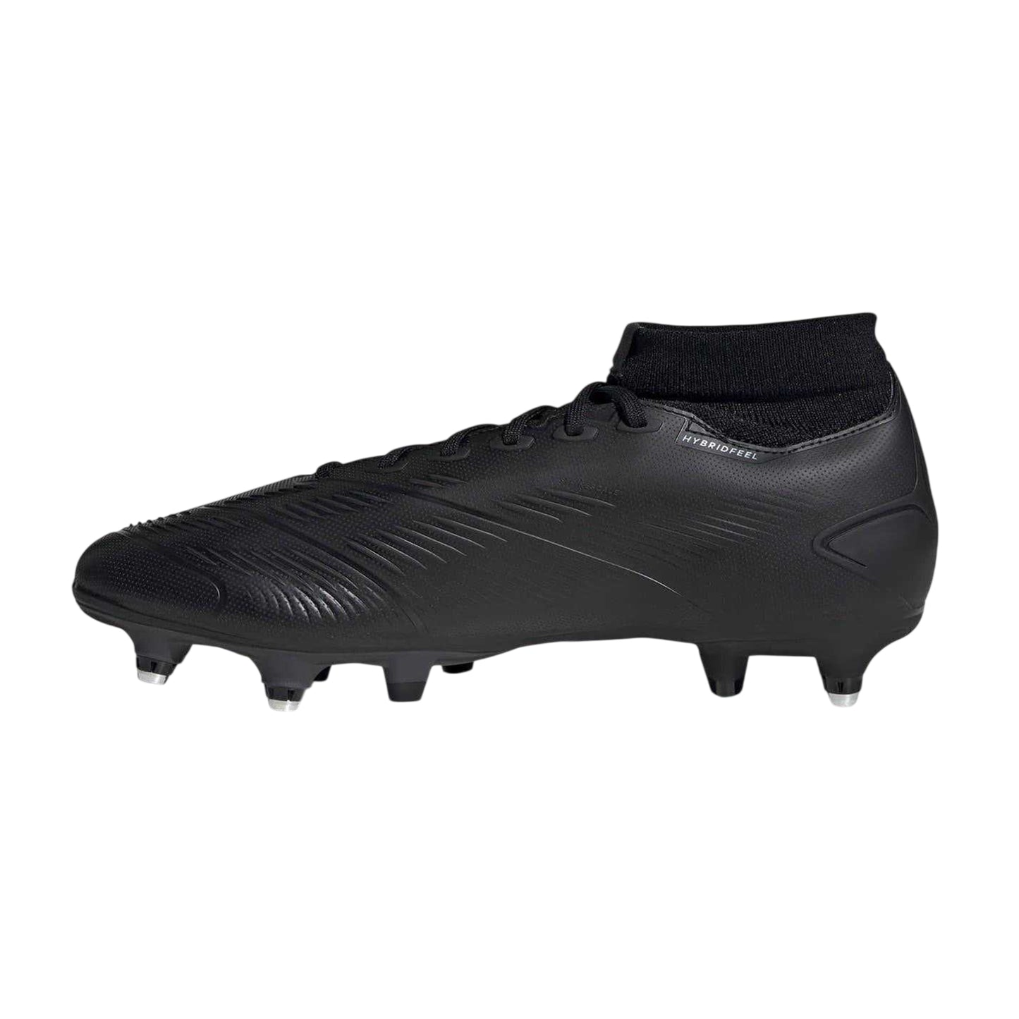 Black - Side - Adidas Mens Predator 24 Pro Knitted Collar Soft Ground Football Boots