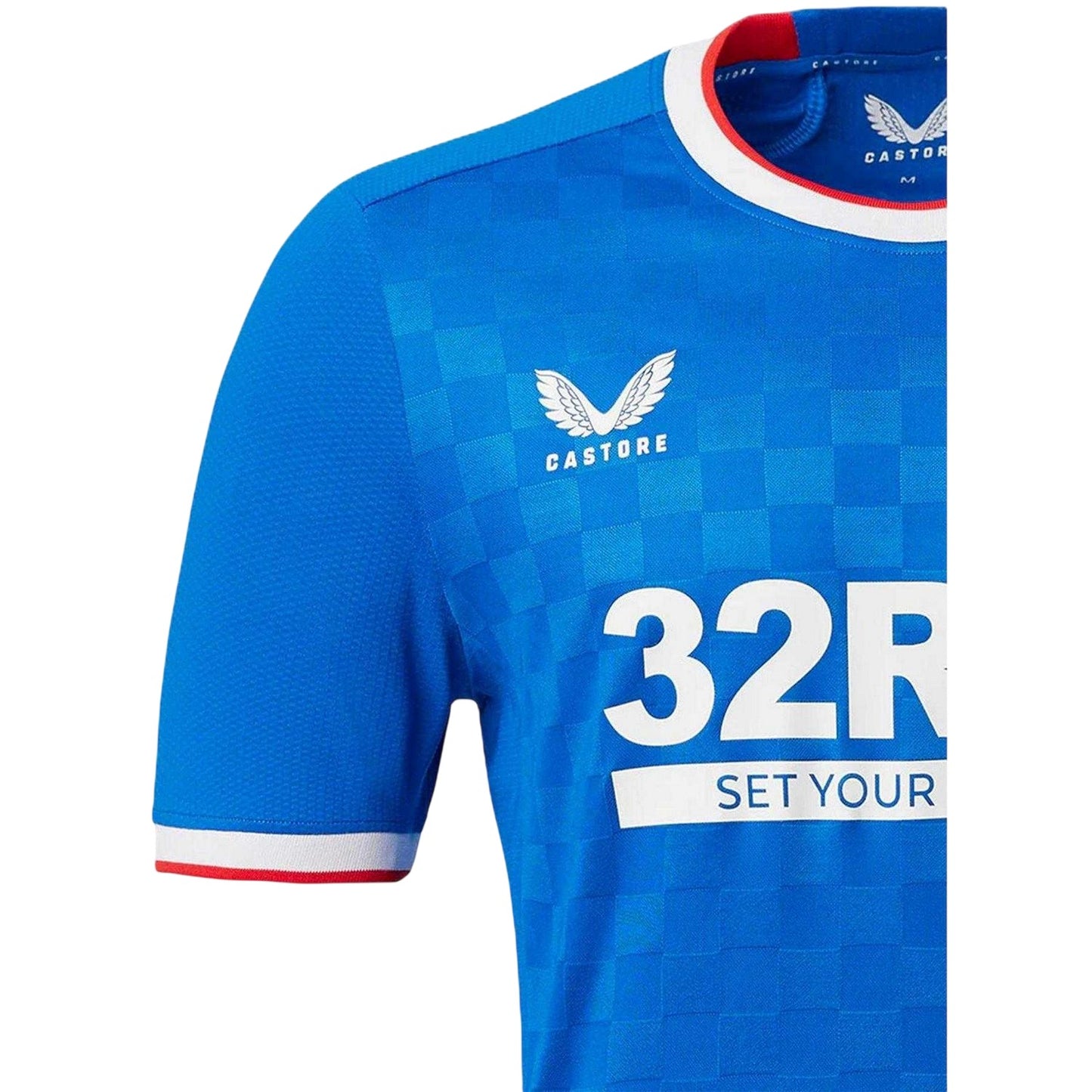 Blue - Side - Castore Womens-Ladies Pro Rangers FC Replica Football Shirt