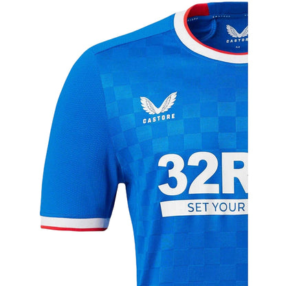 Blue - Side - Castore Womens-Ladies Pro Rangers FC Replica Football Shirt