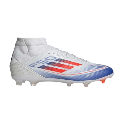 White-Red-Blue - Front - Adidas Mens F50 League Firm Ground Football Boots