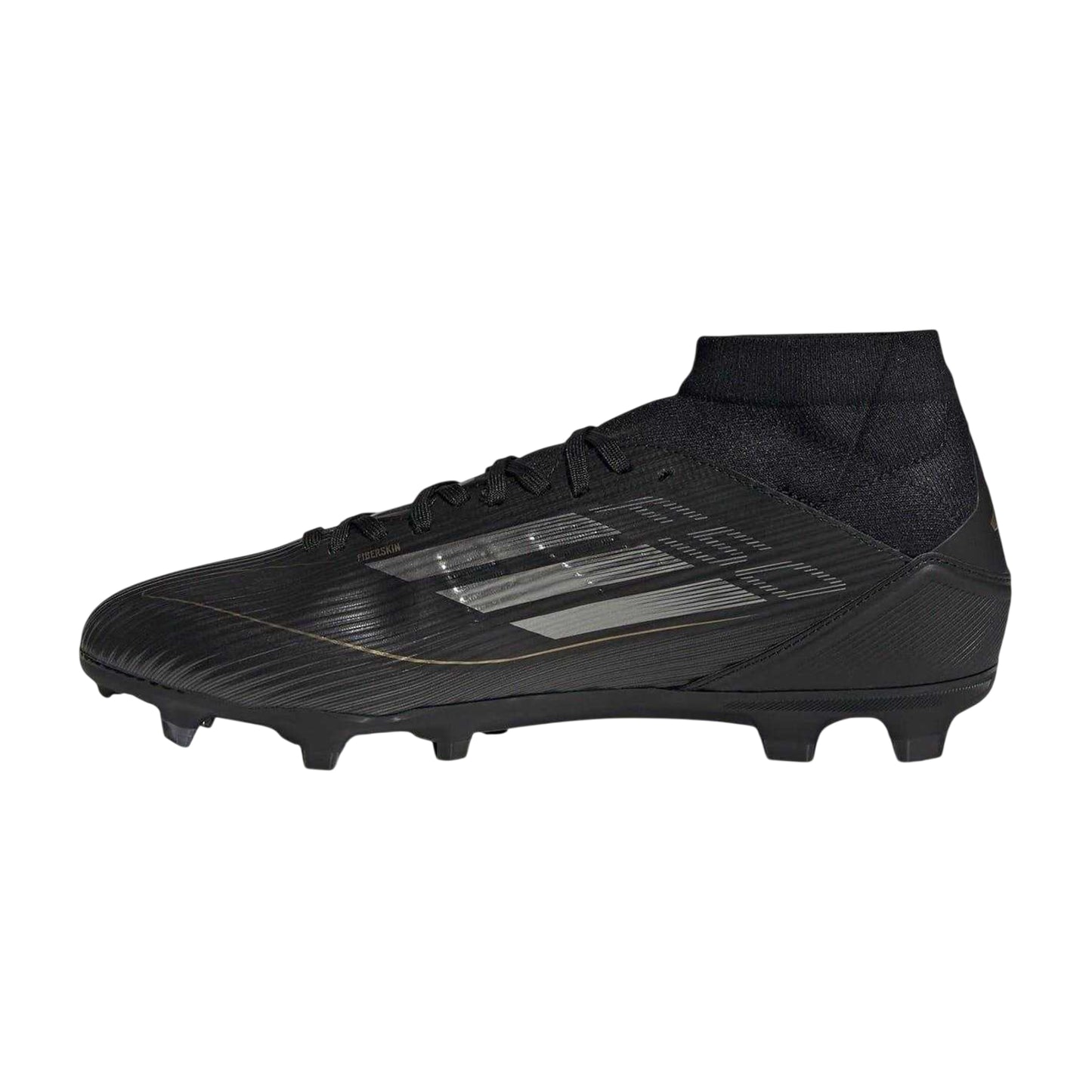 Black-Silver - Side - Adidas Mens F50 League Firm Ground Football Boots