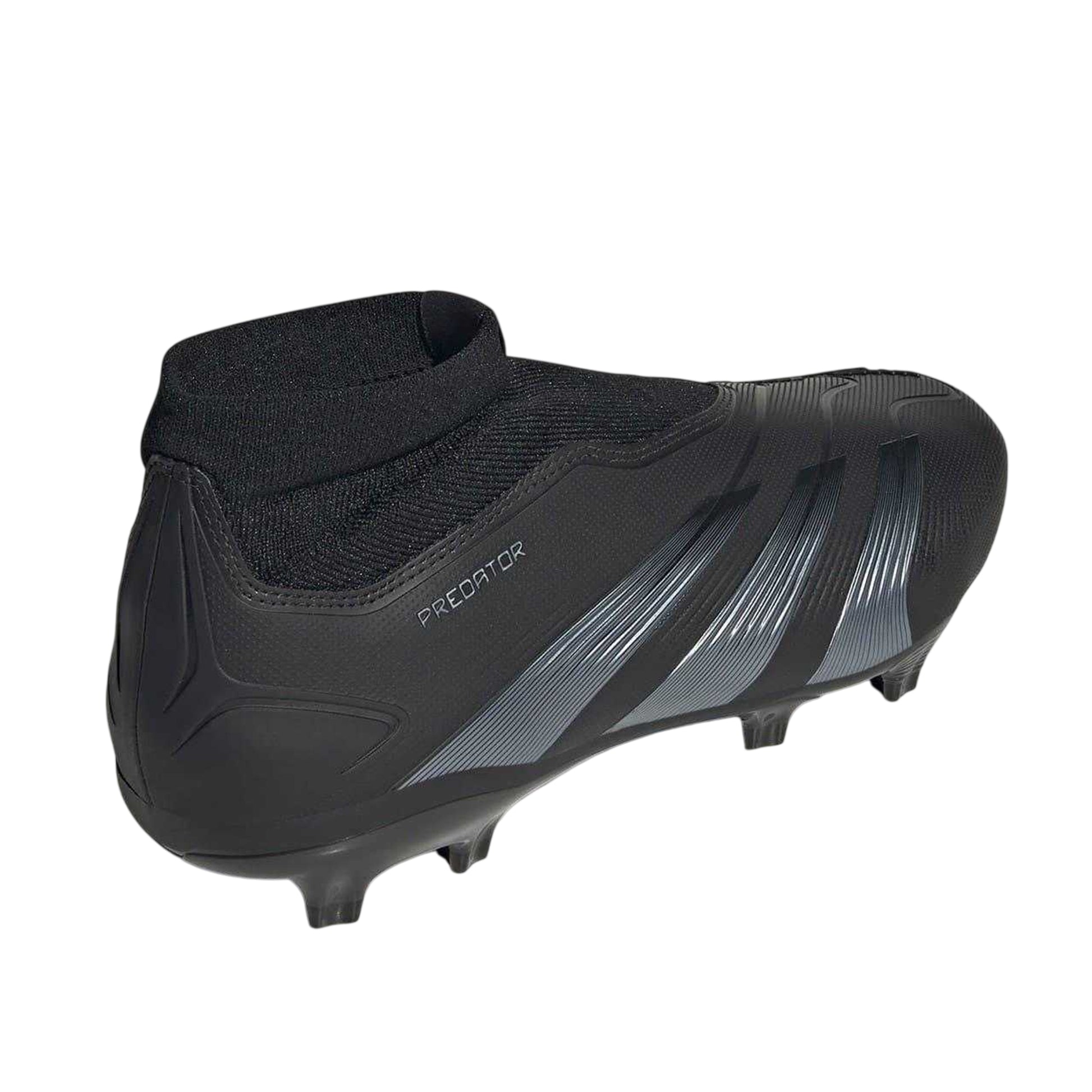 Black-Grey - Back - Adidas Mens Predator Elite Firm Ground Football Boots