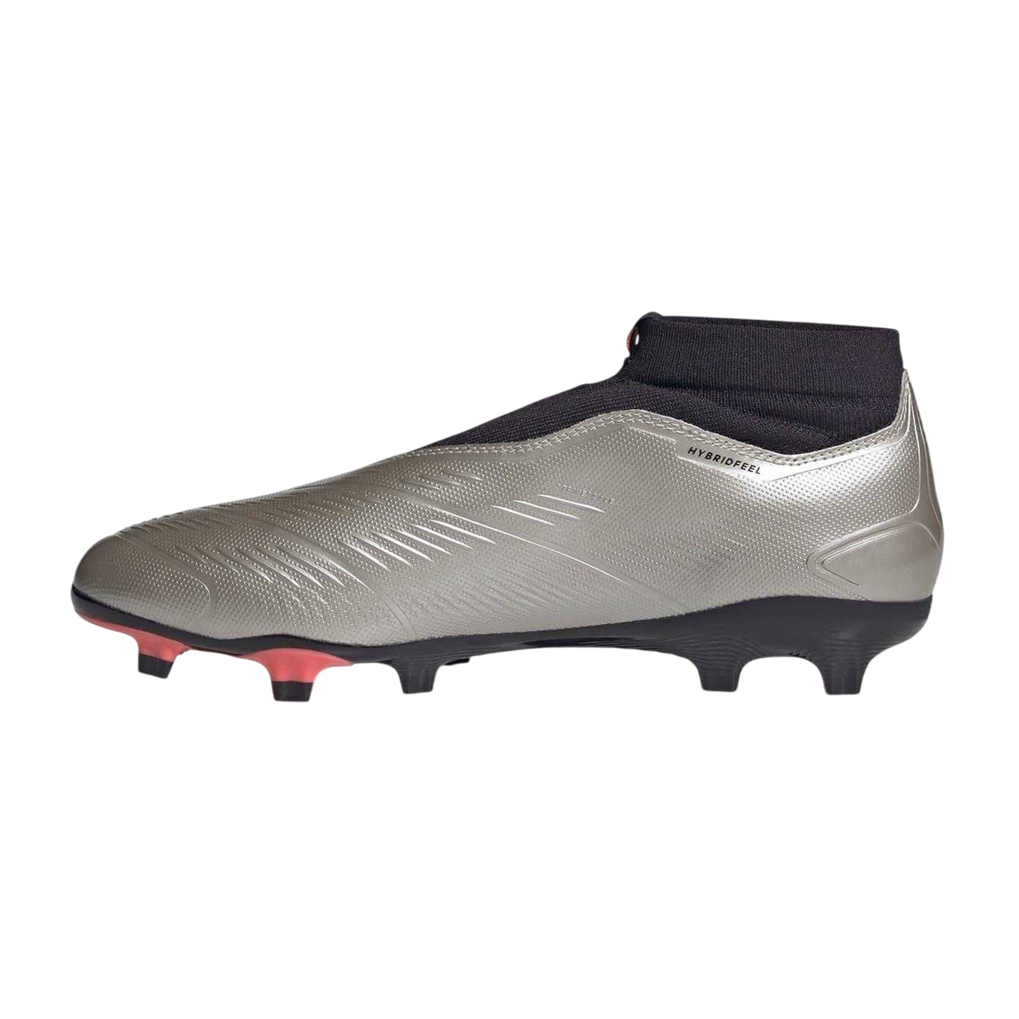 Silver-Black - Side - Adidas Mens Predator Elite Firm Ground Football Boots
