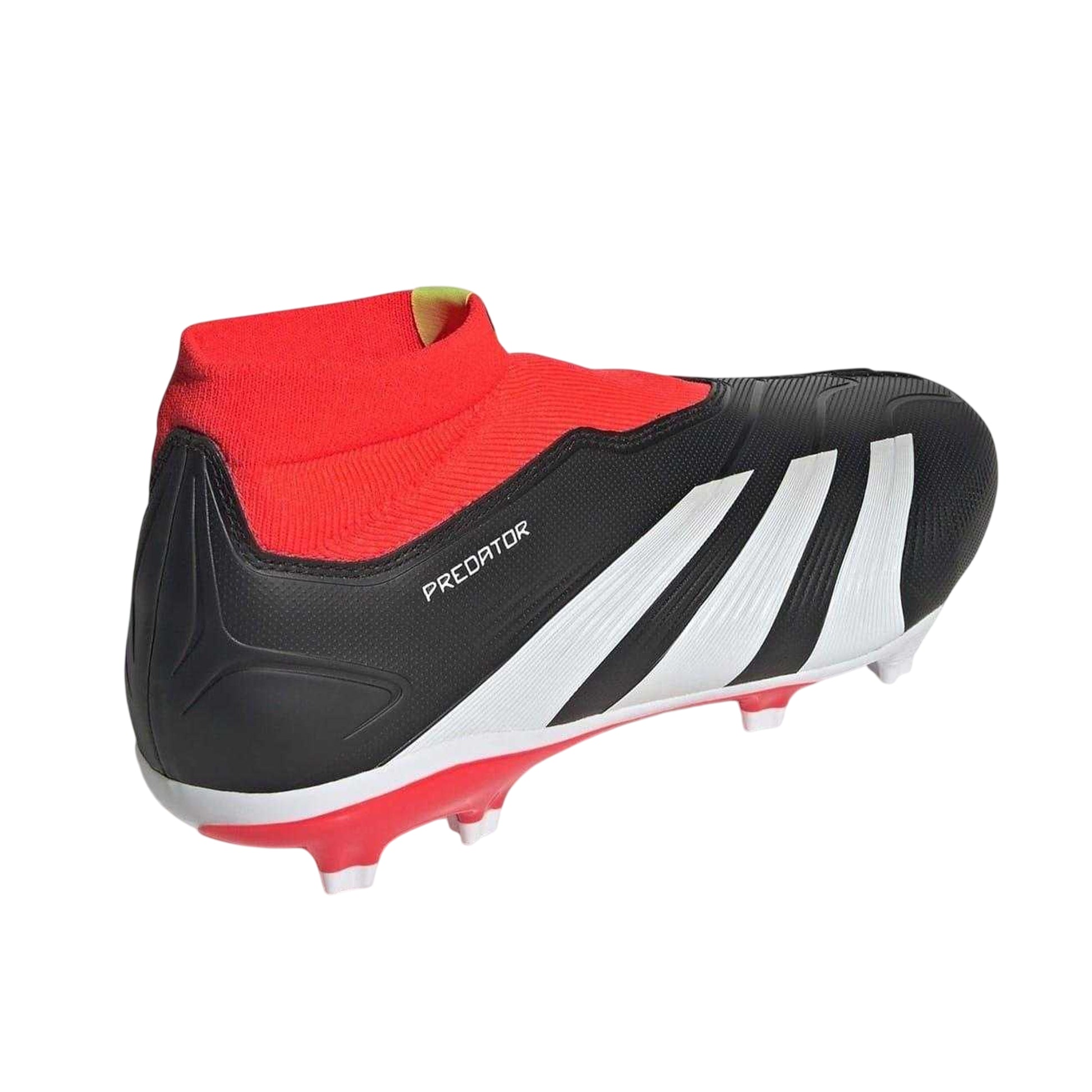 Black-White-Red - Back - Adidas Mens Predator Elite Firm Ground Football Boots