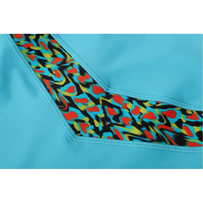 Blue-Black - Side - Slazenger Womens-Ladies Logo Legsuit