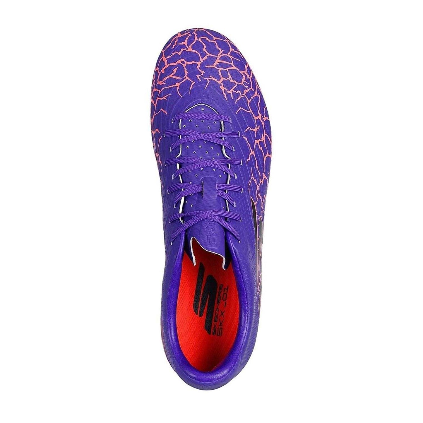 Purple-Black - Side - Skechers Unisex Adult SKX 1.5 Cracked Firm Ground Football Boots